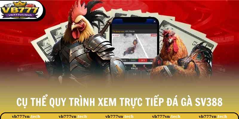 Đá Gà SV388 - Theo Dõi Những Lượt Trận Thi Đấu Kịch Tính 3 Cụ thể quy trình xem trực tiếp đá gà SV388