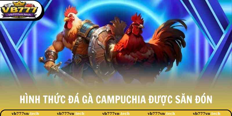 Đá Gà Campuchia - Săn Thưởng Hậu Hĩnh Sau Chiến Thắng 3 Những hình thức đá gà Campuchia được săn đón