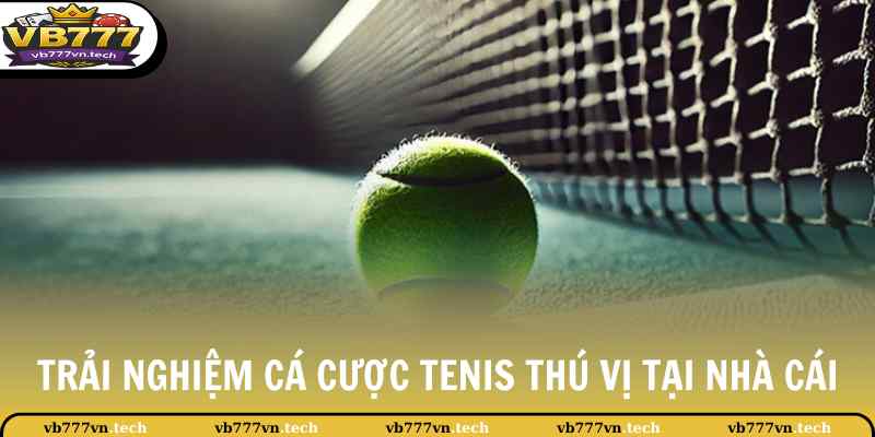 Trải nghiệm cá cược Tenis thú vị tại nhà cái